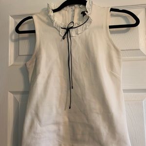 Jcrew Women’s Ruffled Tie Sleeveless Shirt